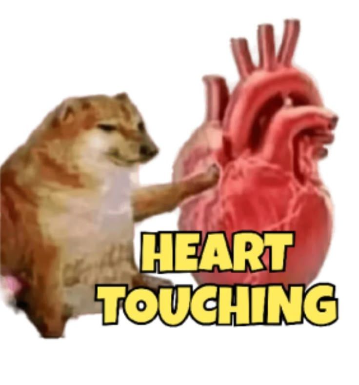 Heart Touching Dog Meme