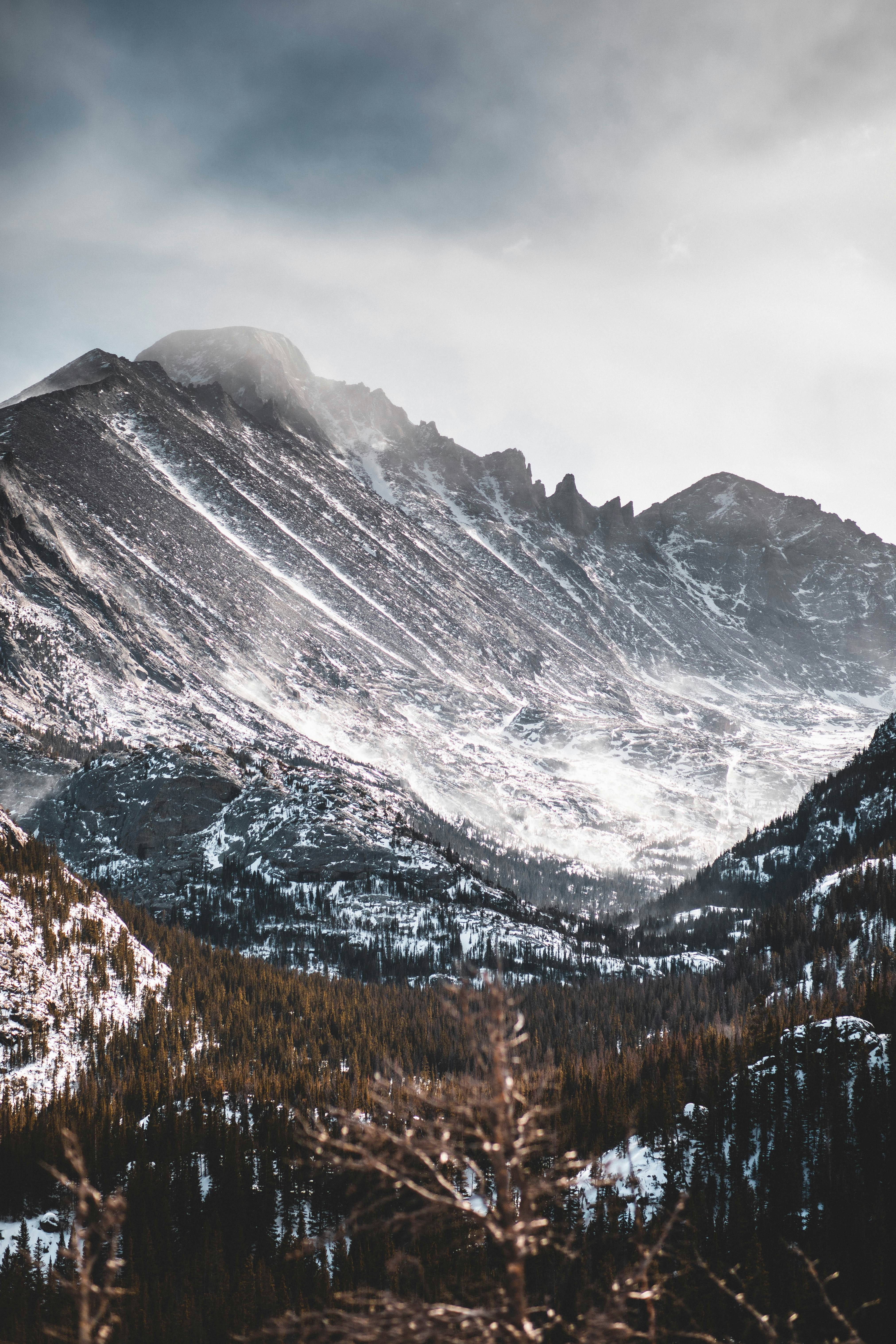 Snow-Capped Mountain Landscape