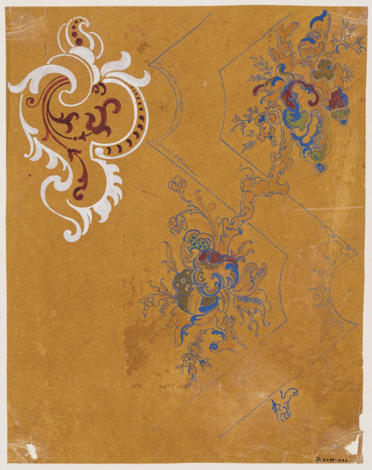 Ornamental Pattern Design Sketch