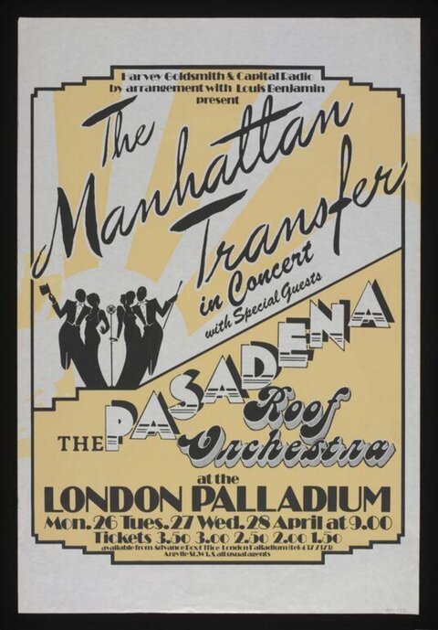 The Manhattan Transfer Concert Poster