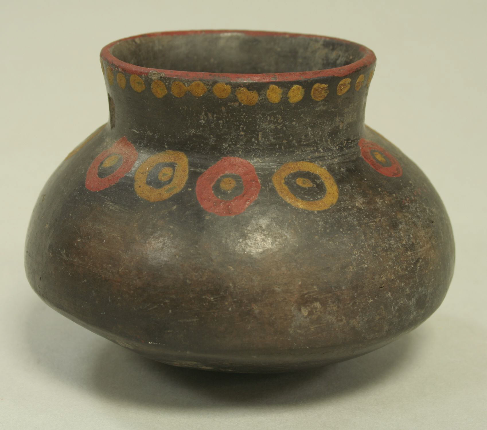 Ancient Painted Pottery Jar