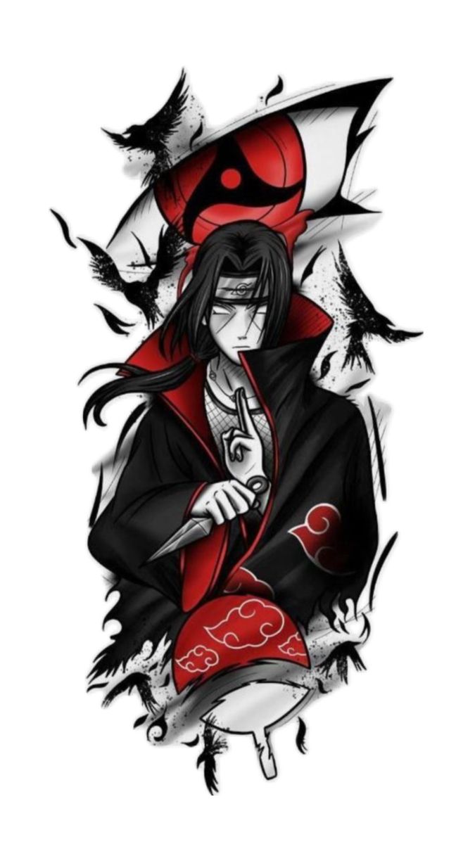 Itachi Uchiha Tattoo Art Design