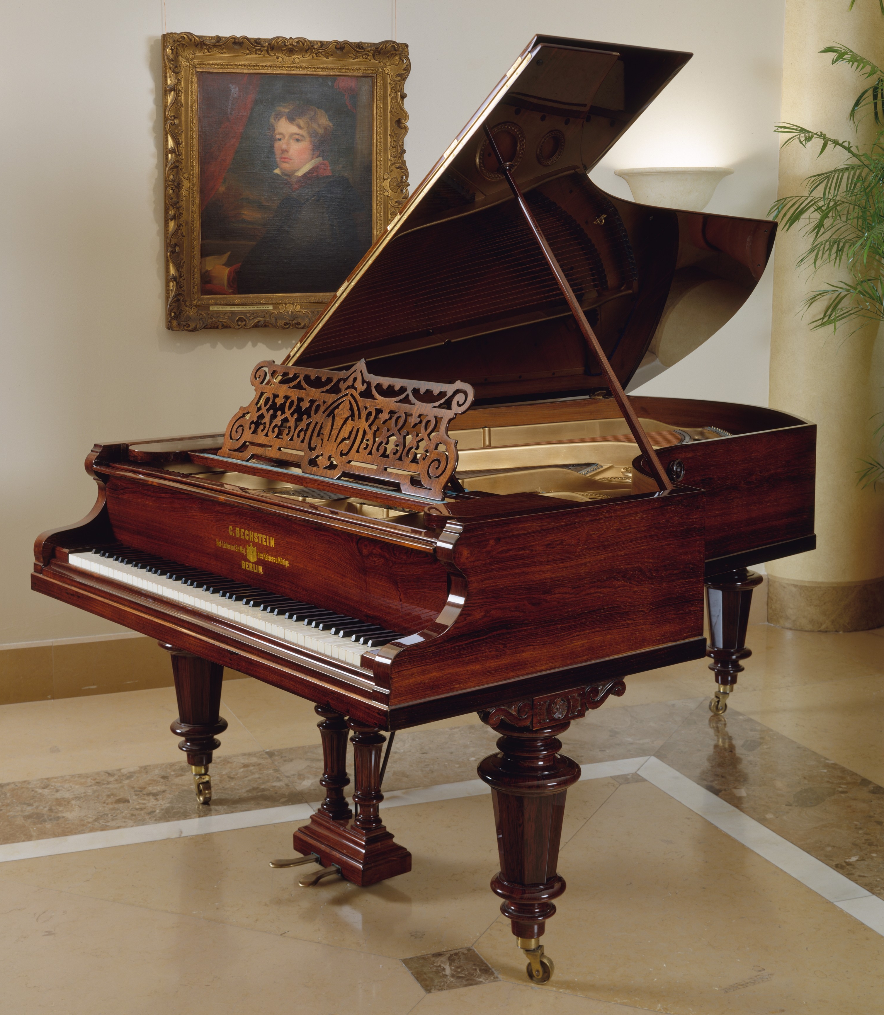 Vintage C. Bechstein Grand Piano