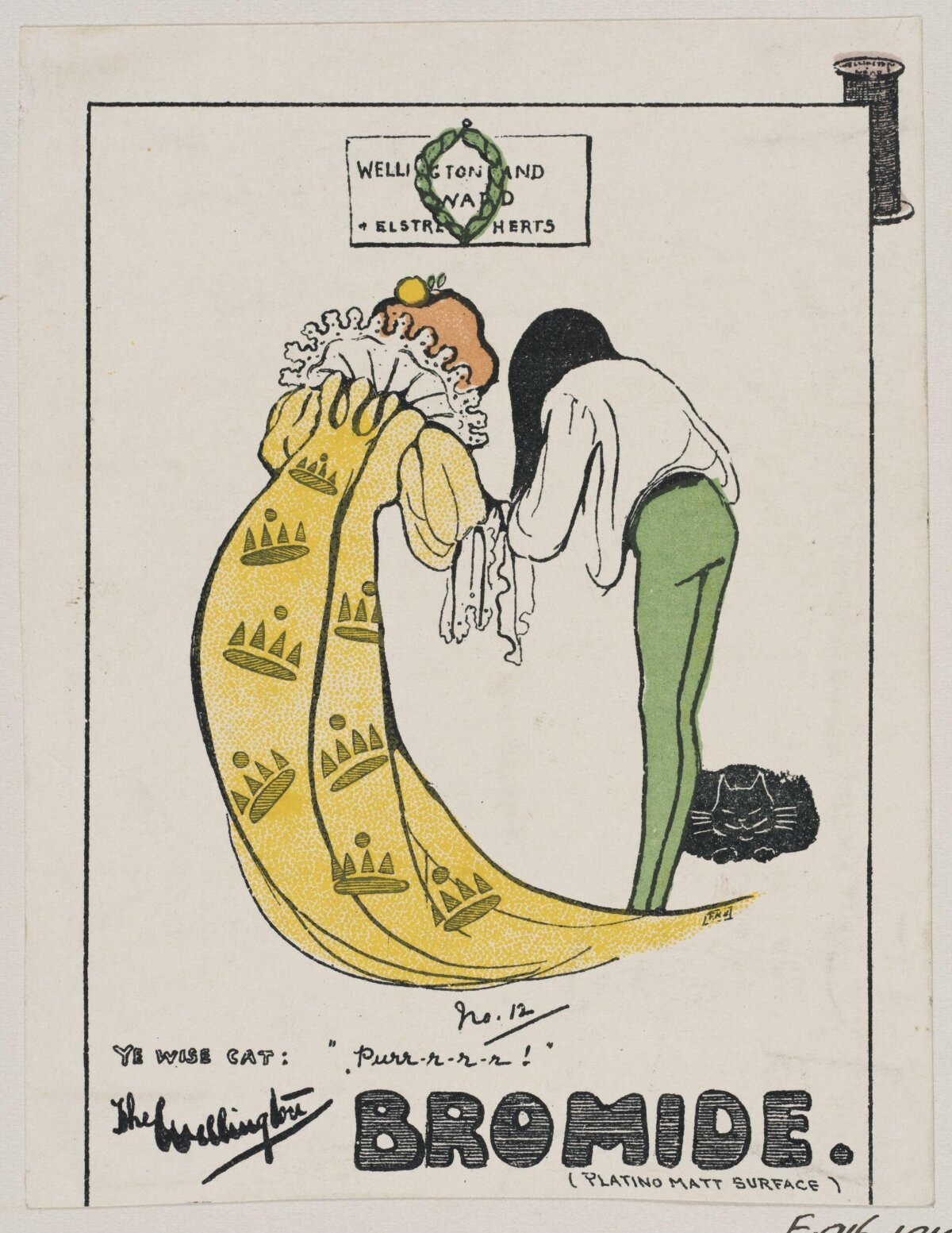 Vintage Bromide Advertisement Illustration