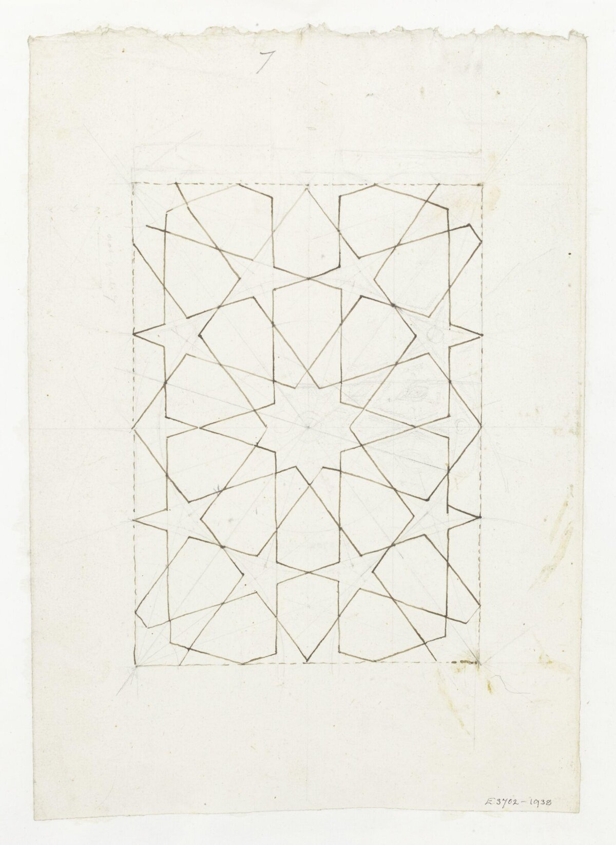 Hand-Drawn Geometric Pattern Sketch