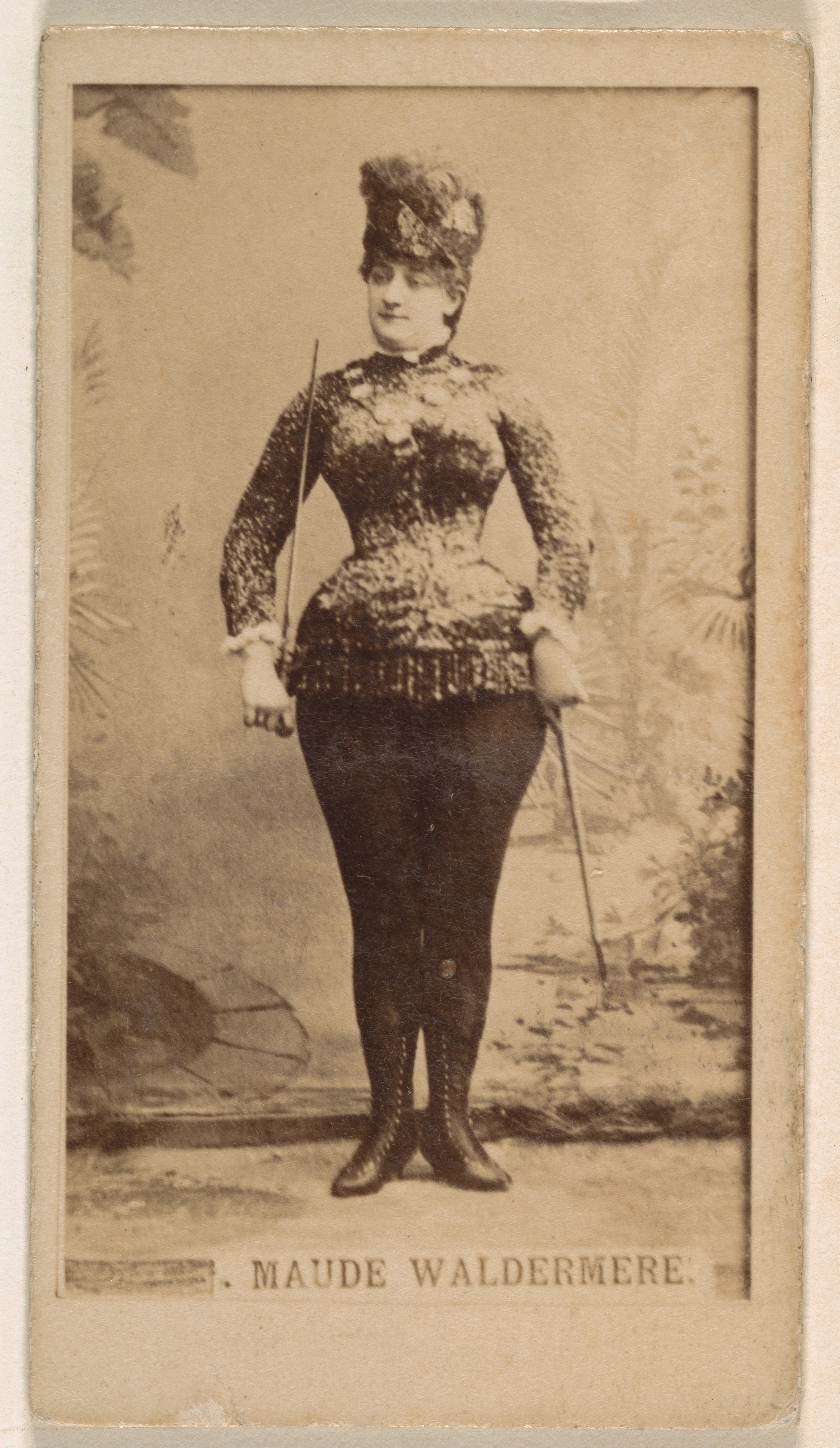 Vintage Portrait of Maude Waldermere