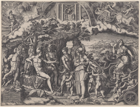 Judgment of Paris Engraving