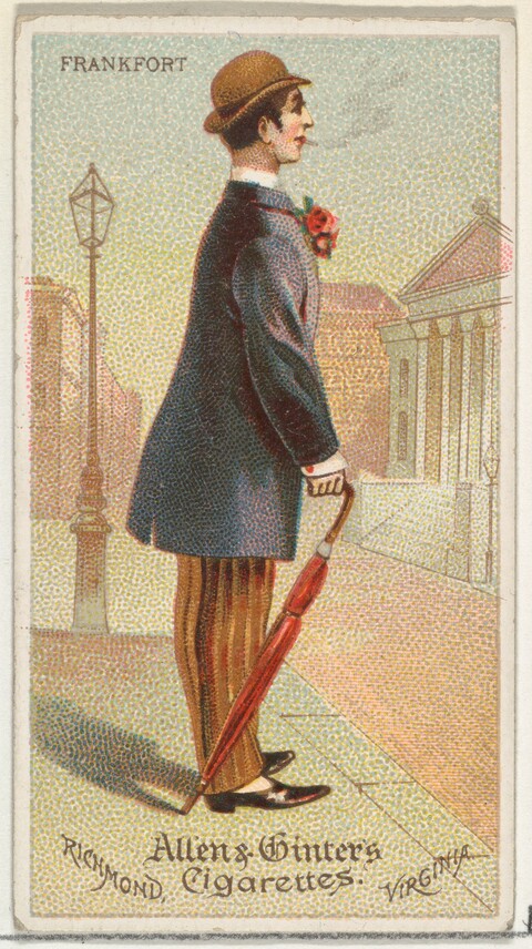 Vintage Frankfort Gentleman Cigarette Card