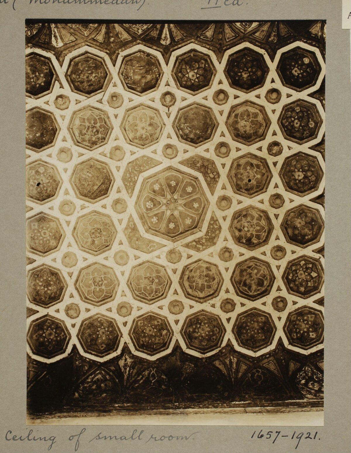 Decorated Ceiling of Small Room