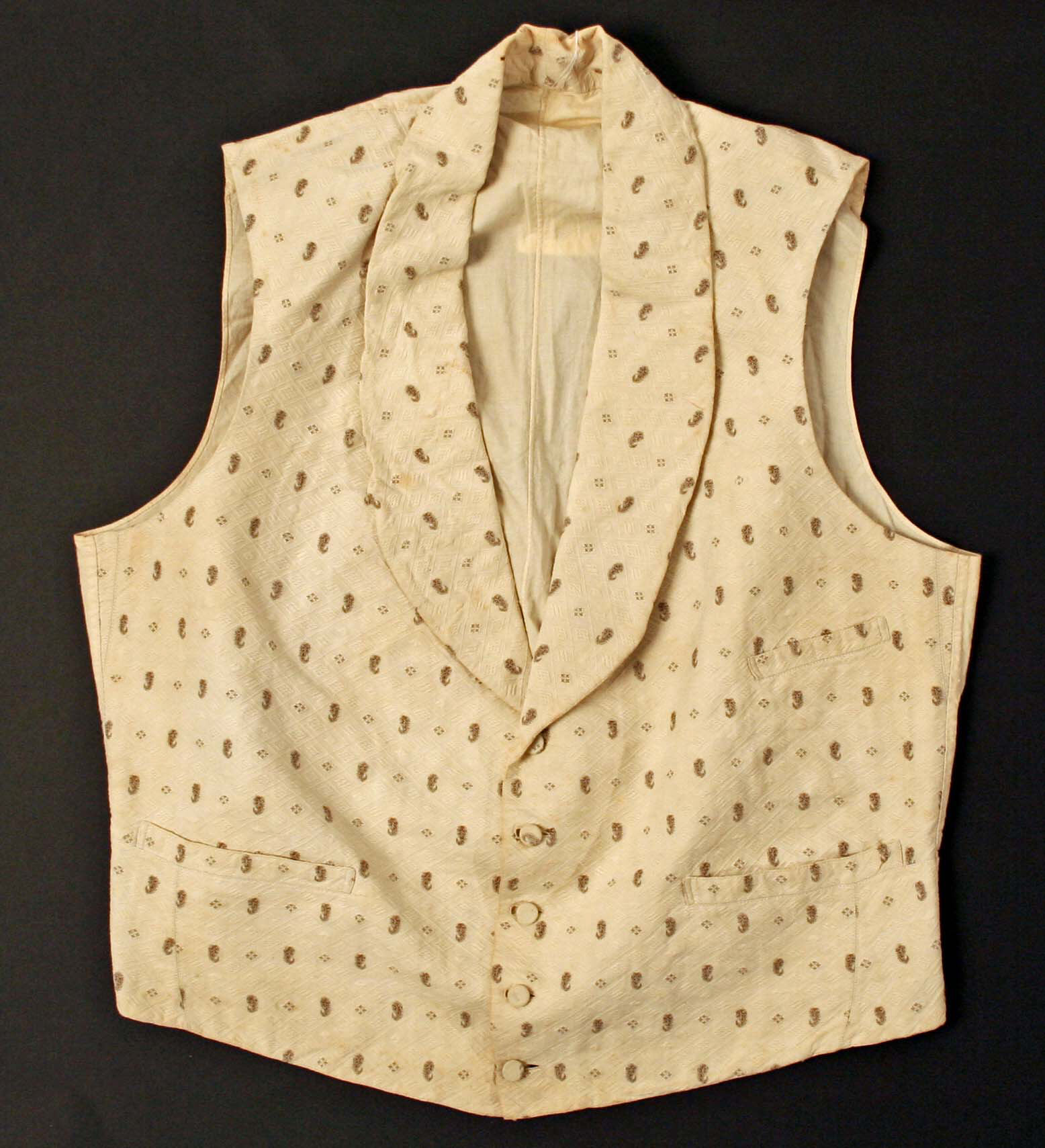Vintage Paisley Pattern Waistcoat