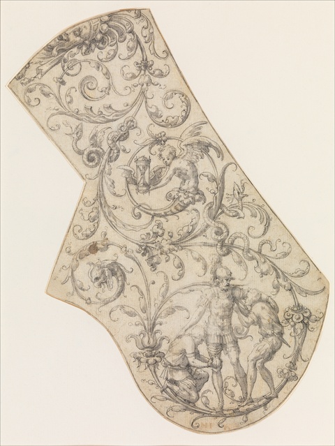 Renaissance Ornamental Figure Sketch