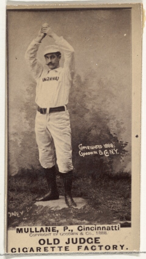 1888 Old Judge Cincinnati Baseball Card