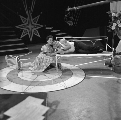 Two Actors Performing on Stage