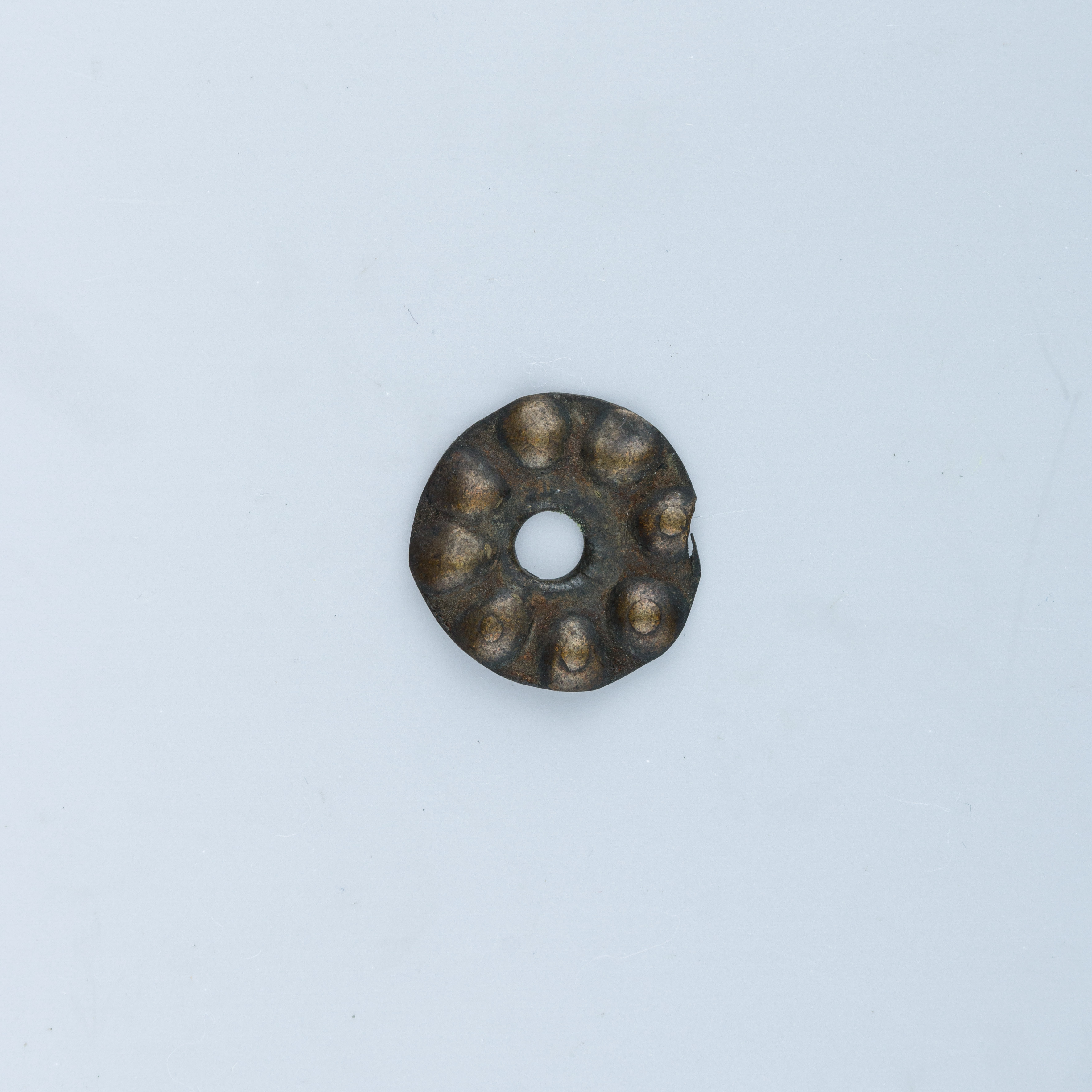 Antique Bronze Circular Artifact