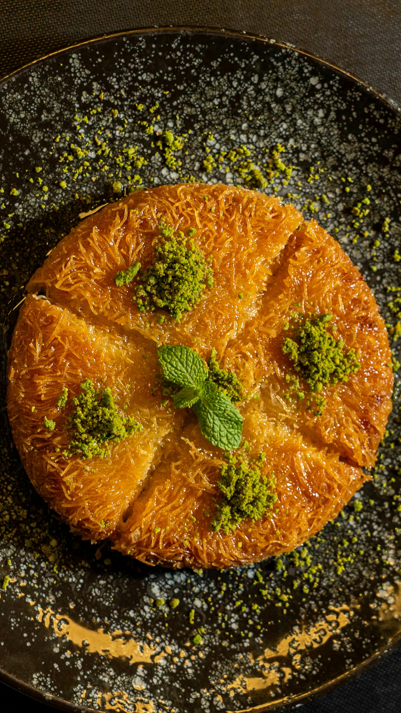 Kunafa Dessert with Pistachio