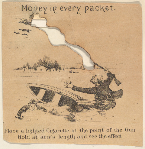 Vintage Interactive Cigarette Ad Card