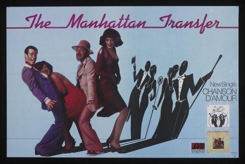 The Manhattan Transfer Single Promo Poster