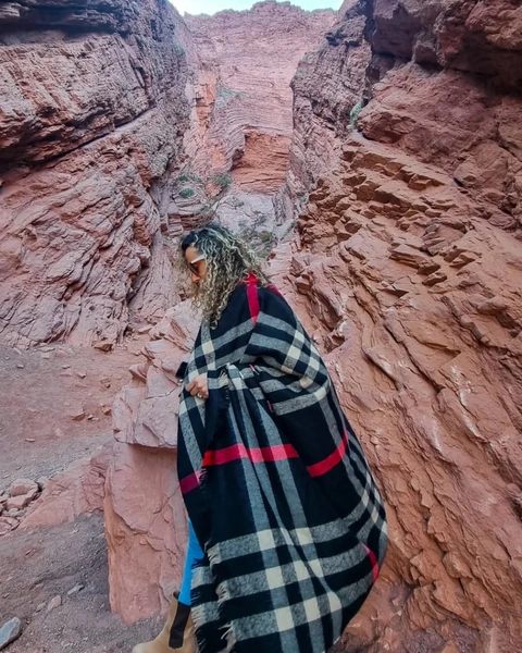 Woman Hiking in Red Rock Canyon