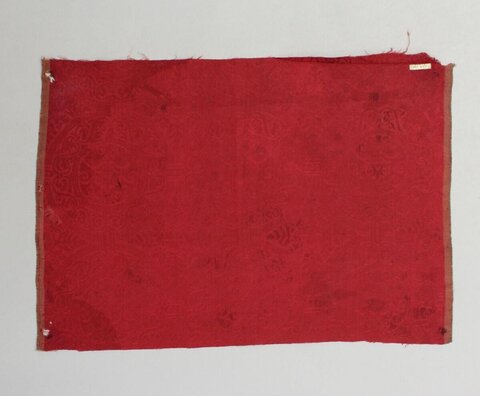 Antique Red Woven Textile Fragment