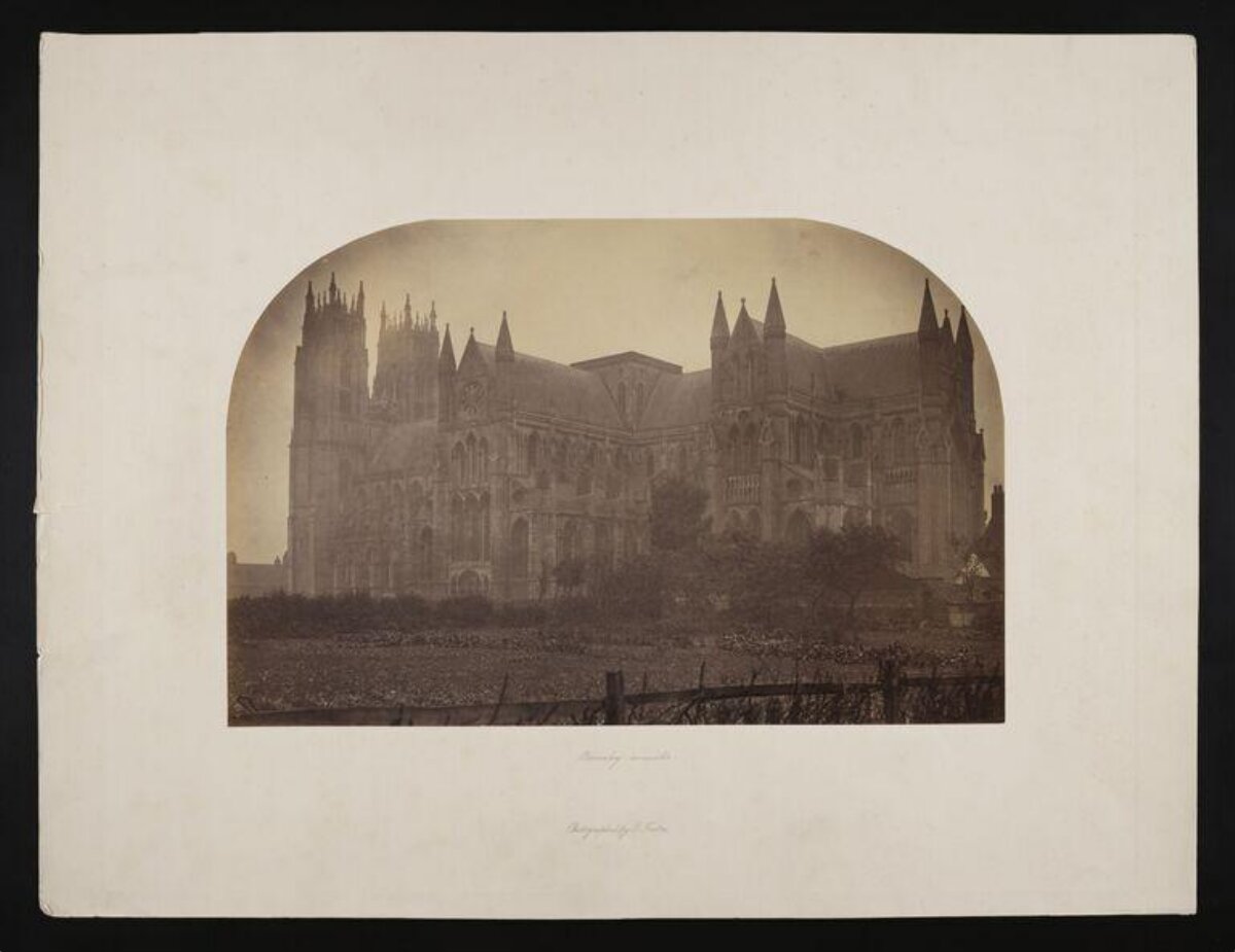 Vintage Canterbury Cathedral View