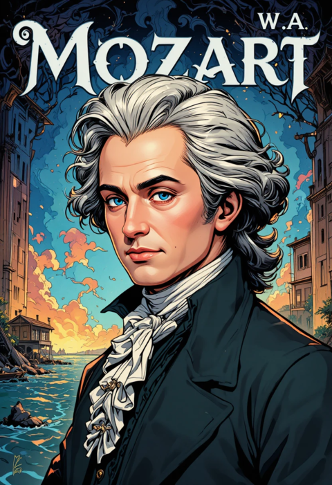 Portrait of W.A. Mozart