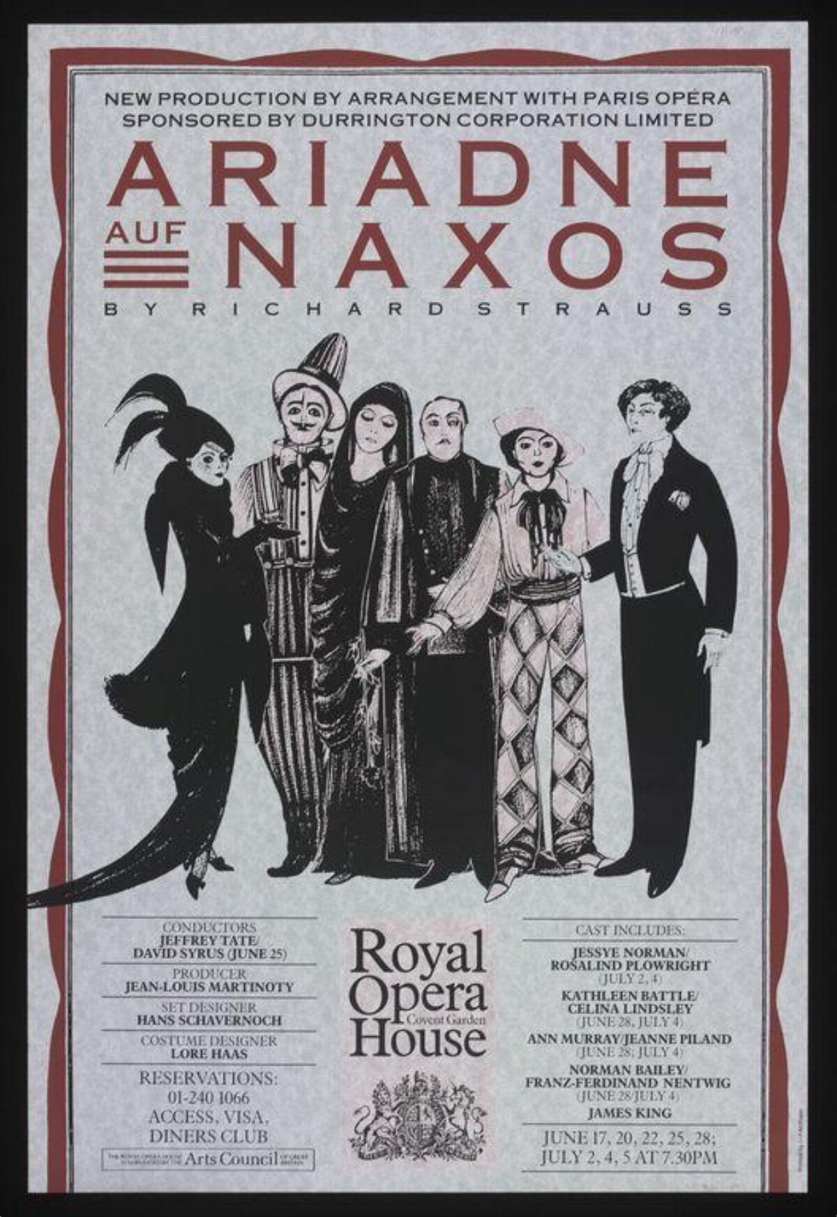 Ariadne auf Naxos Opera Poster