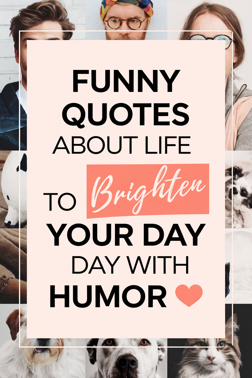 Funny Quotes About Life To Brighten Your Day