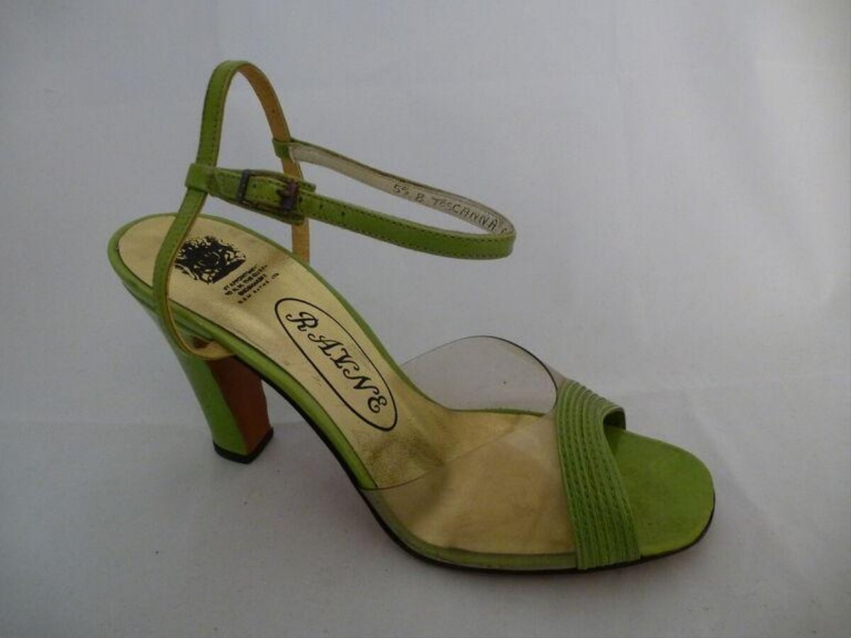 Green Rayne High Heel Sandal