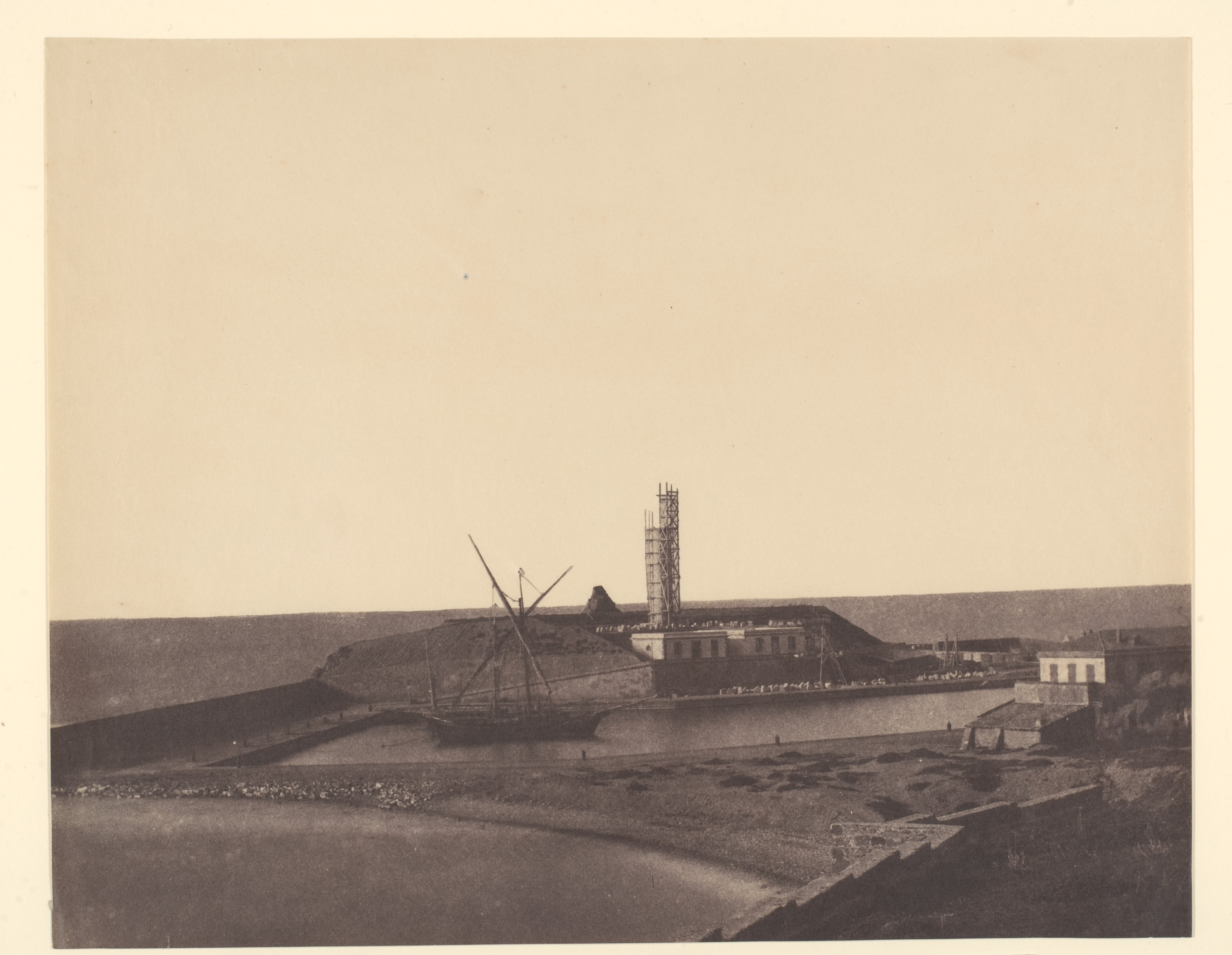 Vintage Coastal Harbor View