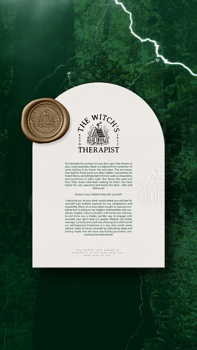 The Witch's Therapist Welcome Letter