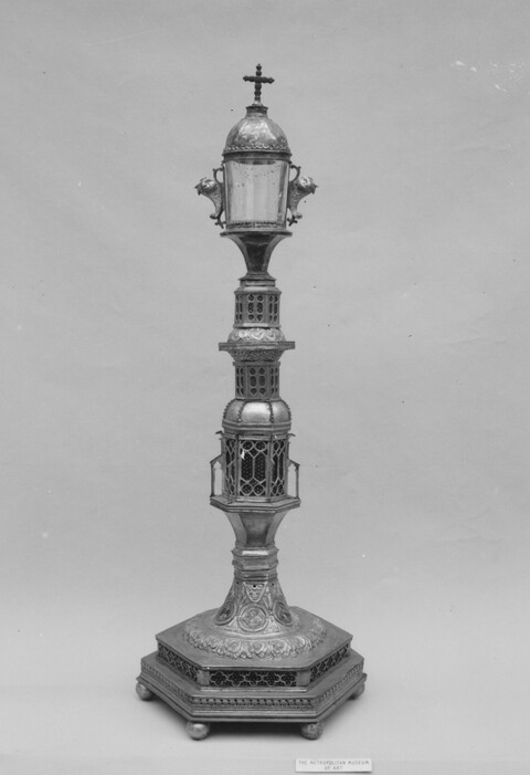 Silver Christian Processional Lantern