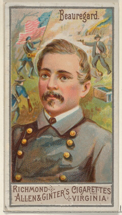 Beauregard Vintage Cigarette Card