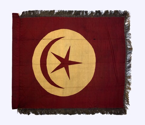 Antique Crescent Star Flag