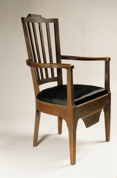 Antique Wooden Armchair