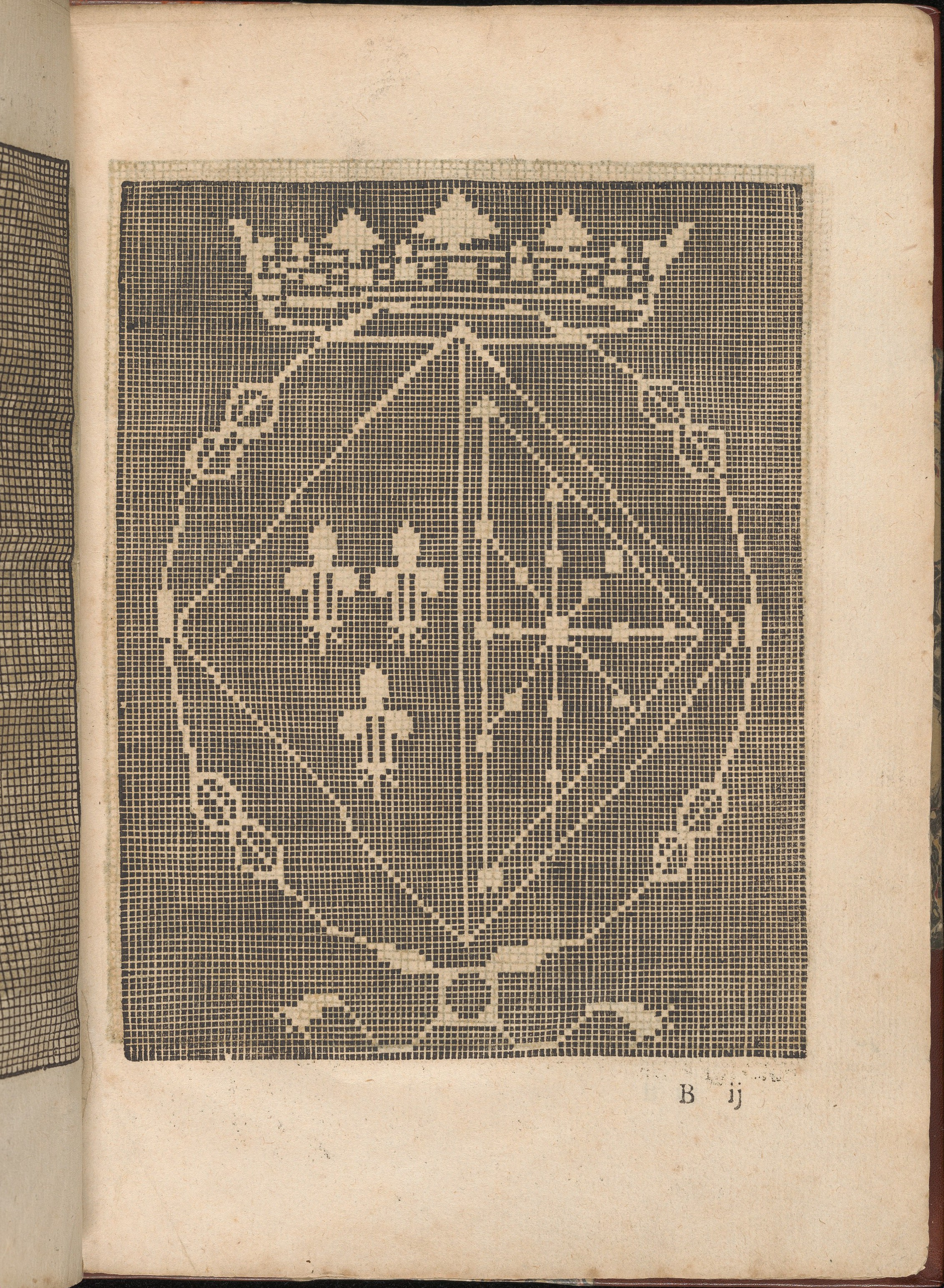 Vintage Crown Needlework Pattern