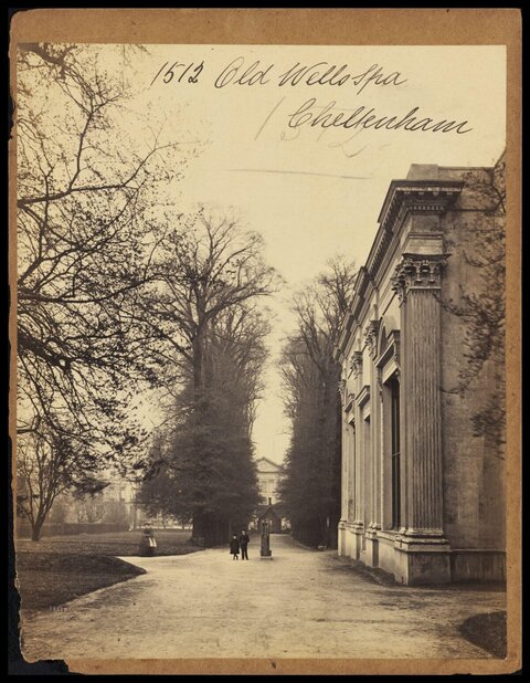 Old Well Spa Cheltenham Historic View