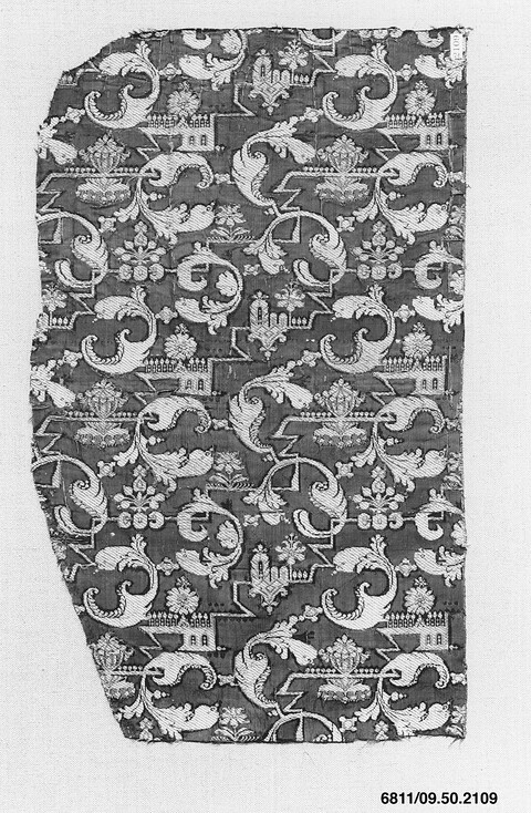 Antique Patterned Textile Fragment