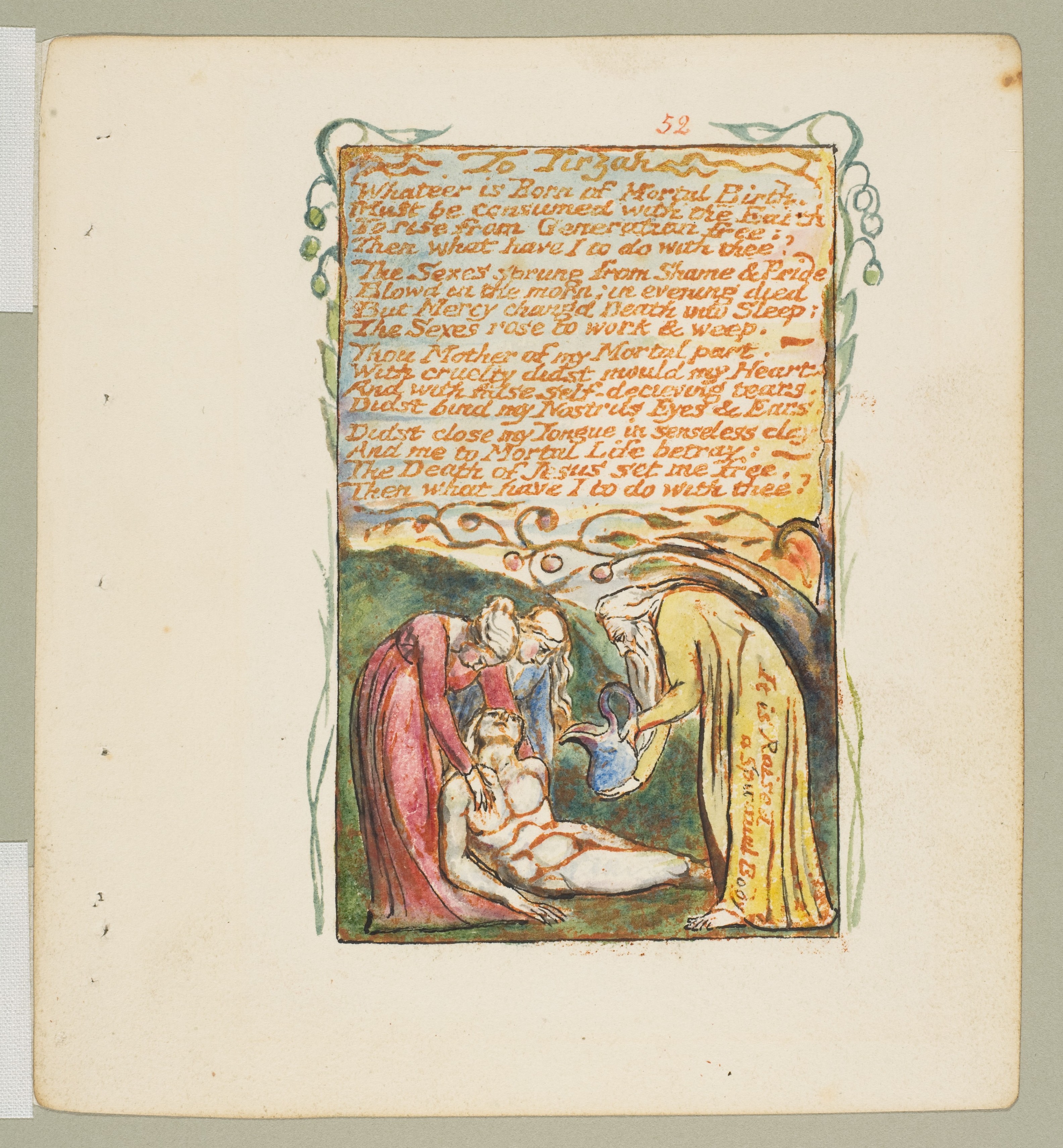 William Blake's To Tirzah Illustration