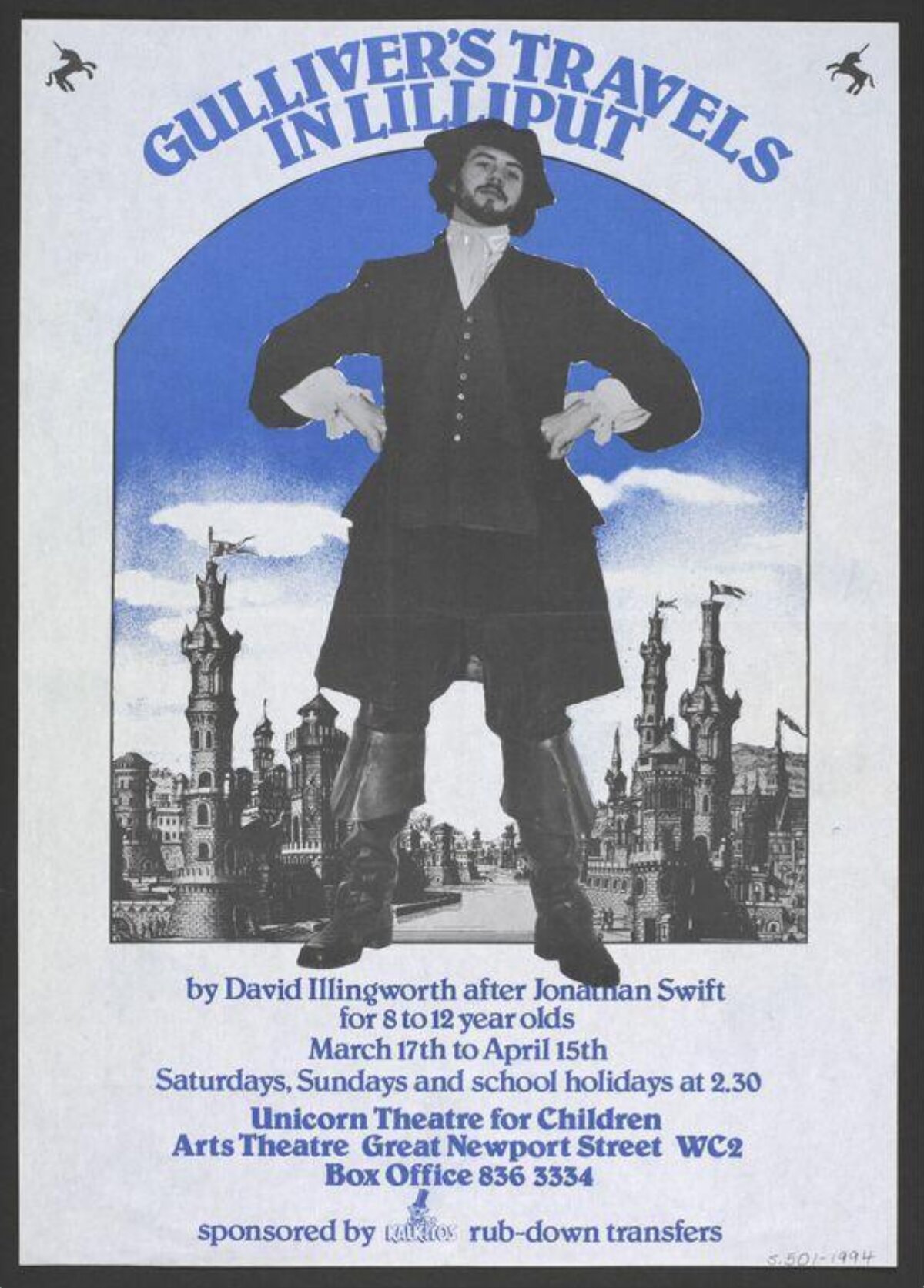 Gulliver's Travels Play Poster