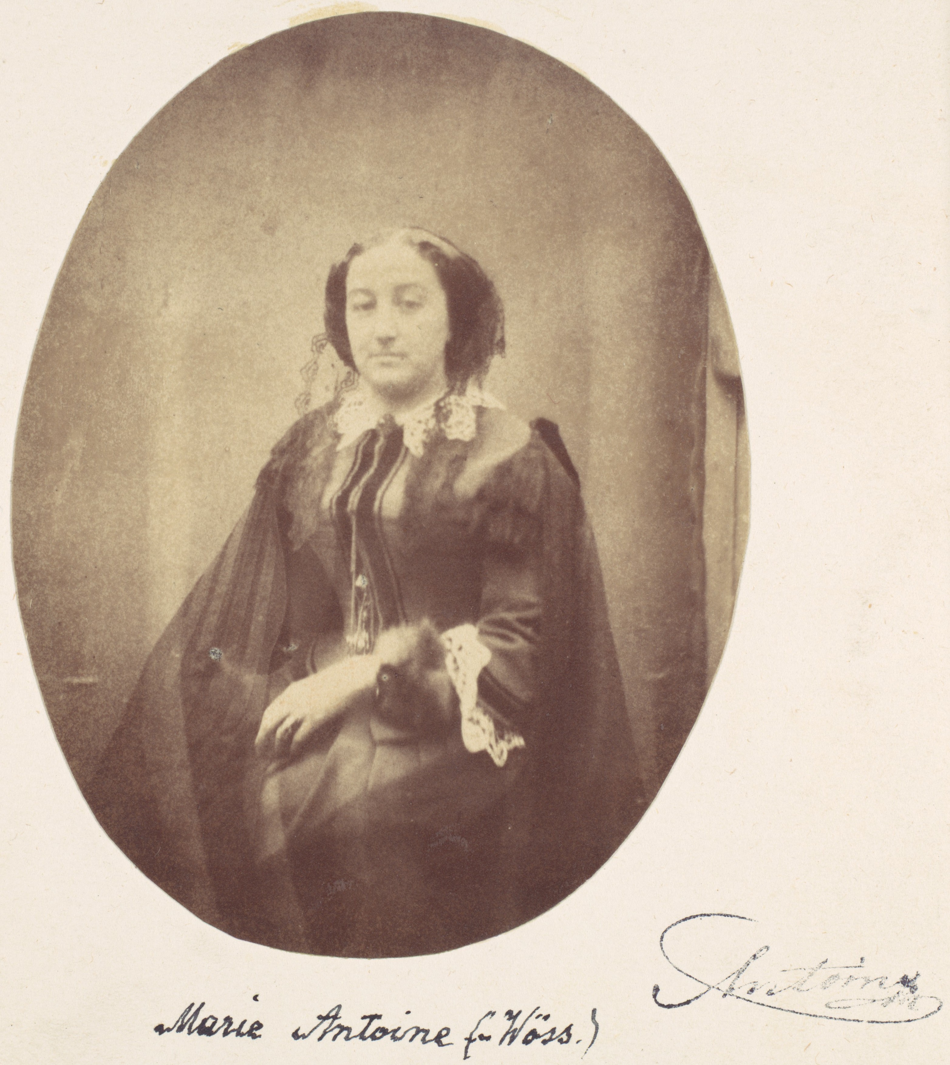 19th Century Portrait of Marie Antoine