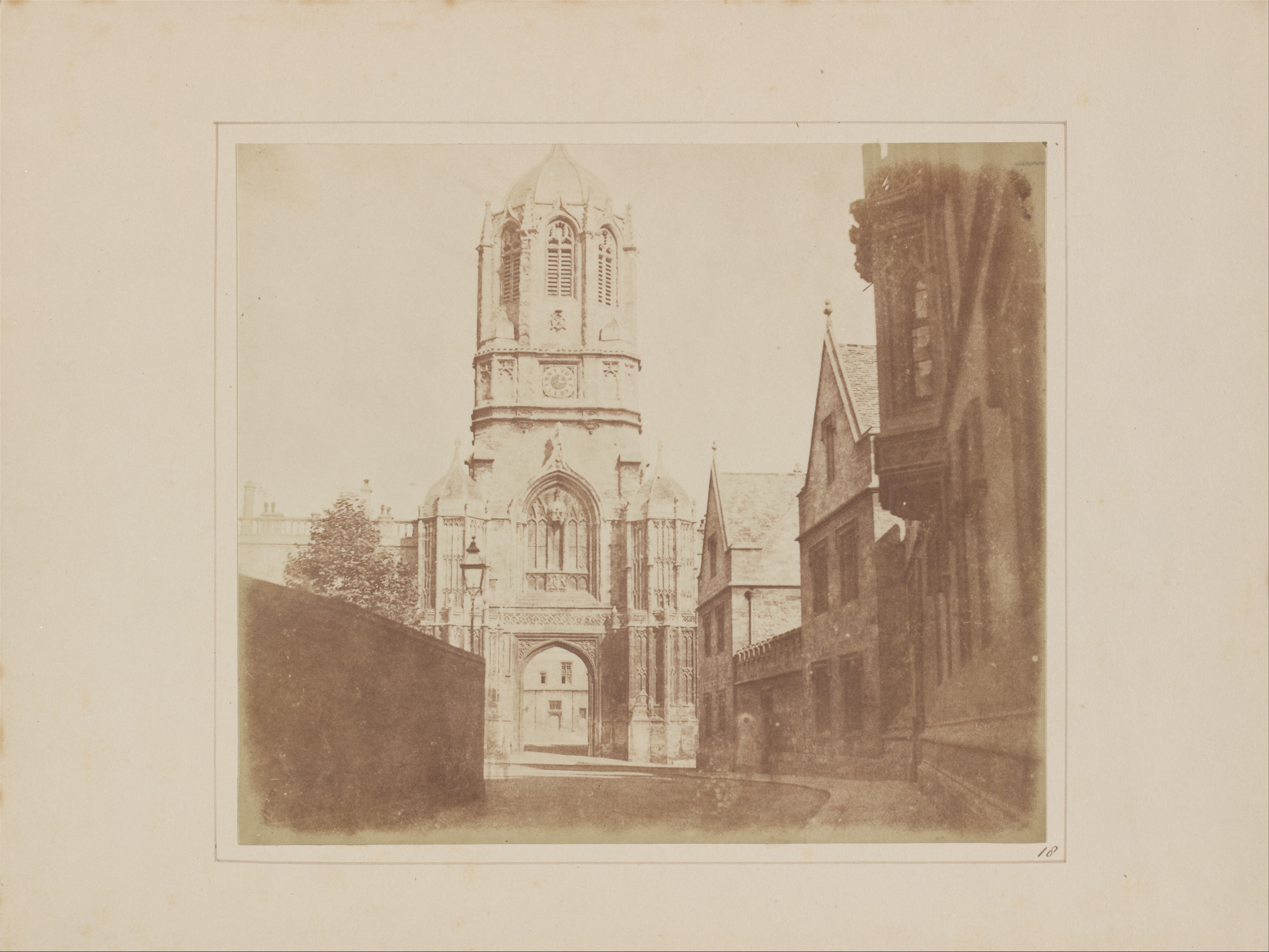 Vintage Gothic Gate Tower View