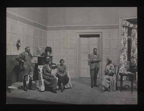 Vintage Stage Play Scene