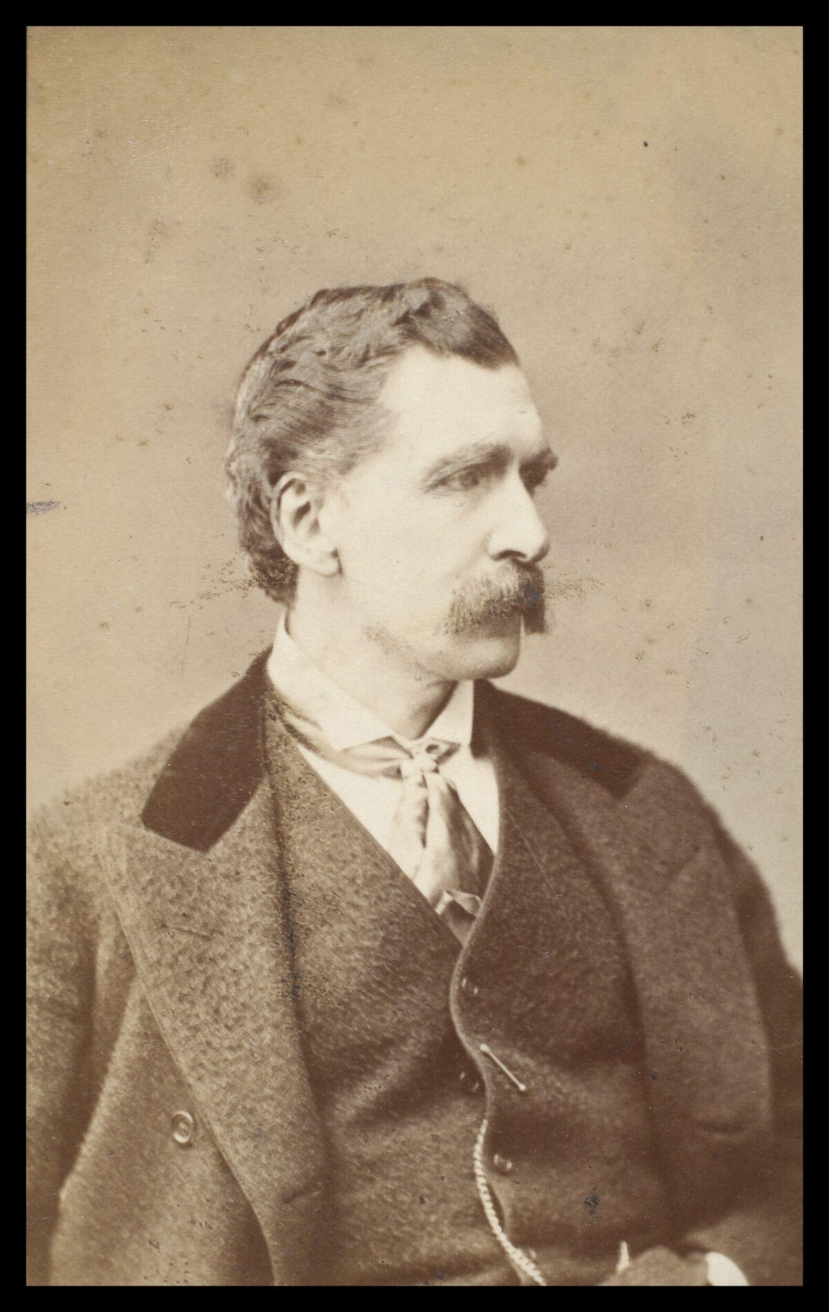Vintage Portrait of 19th Century Gentleman