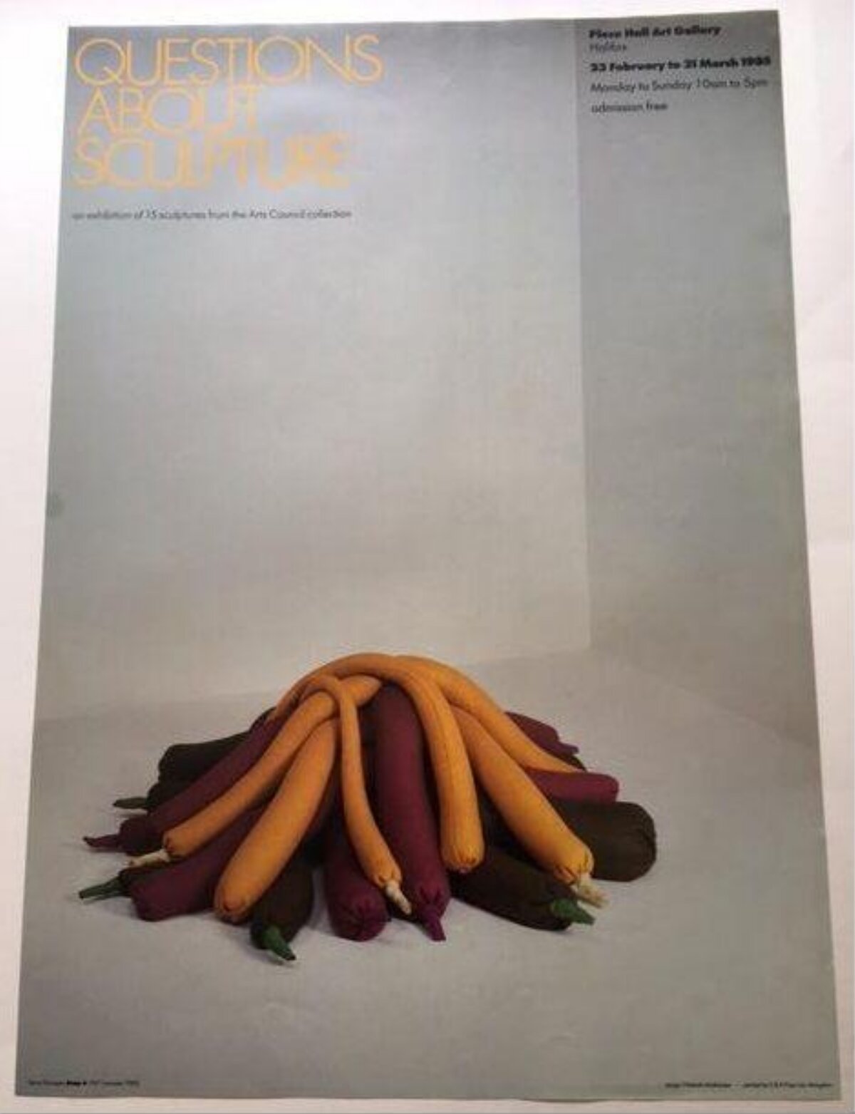 Questions About Sculpture Exhibition Poster