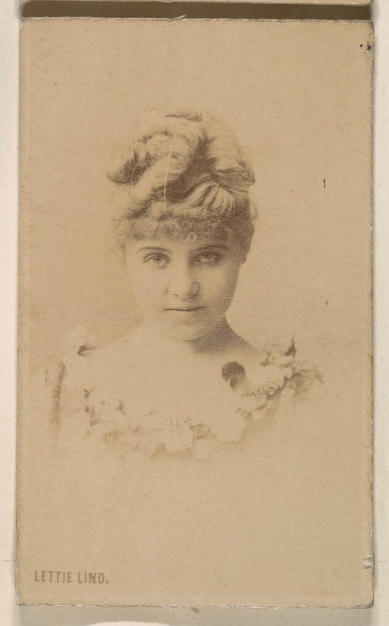 Vintage Portrait of Lettie Lind