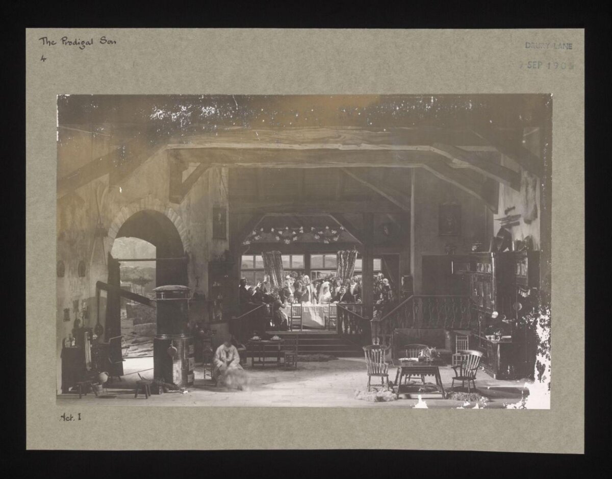 1905 Prodigal Son Act I Stage Photo