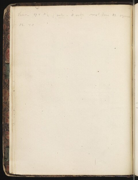 Old Open Notebook Blank Page