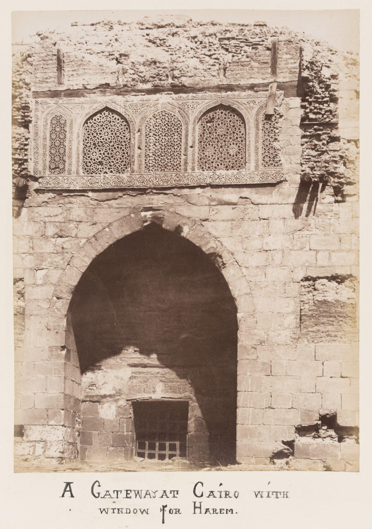 Cairo Gateway with Harem Window