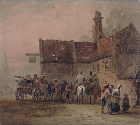 Travelers at Old Country Inn