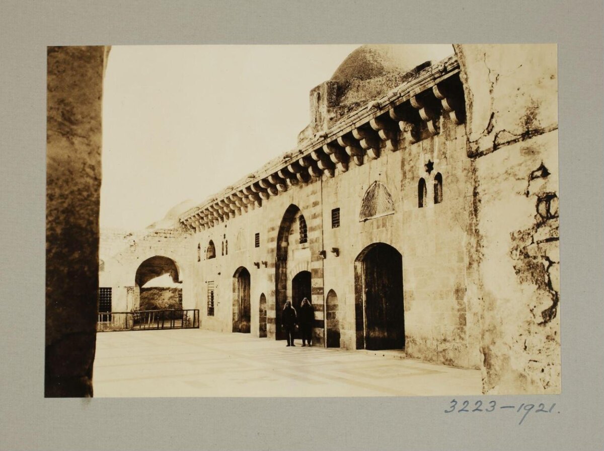 Historic Stone Arcade Courtyard